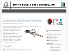 Tablet Screenshot of johnslockandsafeservice.com